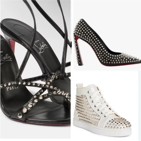 Christian Louboutin Small silver replacement studs spikes - Picture 2 of 3